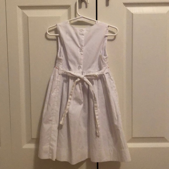 Rare Editions smocked white dress - Picture 2 of 4